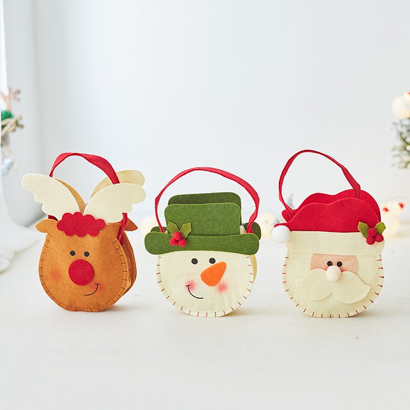 Christmas apple bag tote bag non-woven cloth bag christmas eve gift box candy bag children's gift bag