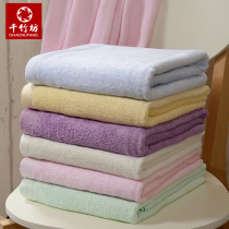3 pieces of one thousand Bamboo Workshop Bamboo Pulp Fiber Big Bath Towels Big Towel Towels Suit Family towels Soft and comfortable