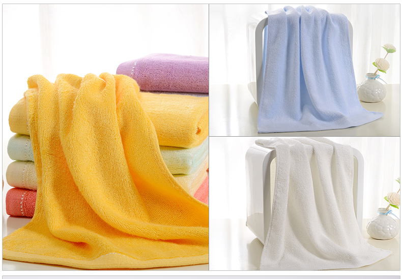Đặt 6 ngàn cài đặt tre sợi tre rửa khăn lớn thấm khách sạn khăn salon khăn vẻ đẹp mềm mại - Khăn tắm / áo choàng tắm giá khăn mặt