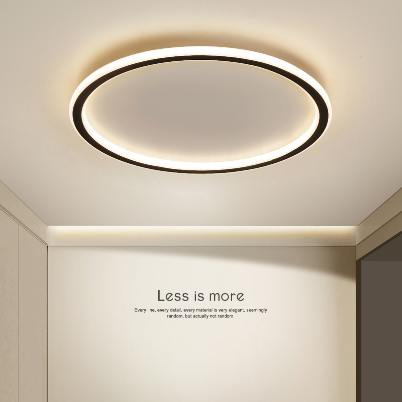 Bedroom lamp room lamp ultra-thin minimalist minimalist modern main sleeper lamp American light lavish main living room light suction top light Nordic