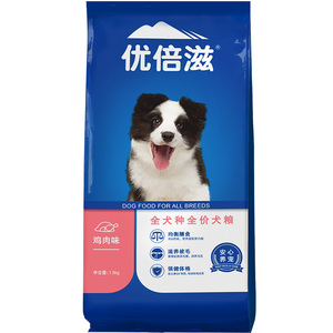 【波奇网】优倍滋牛肉全犬粮1.5kg