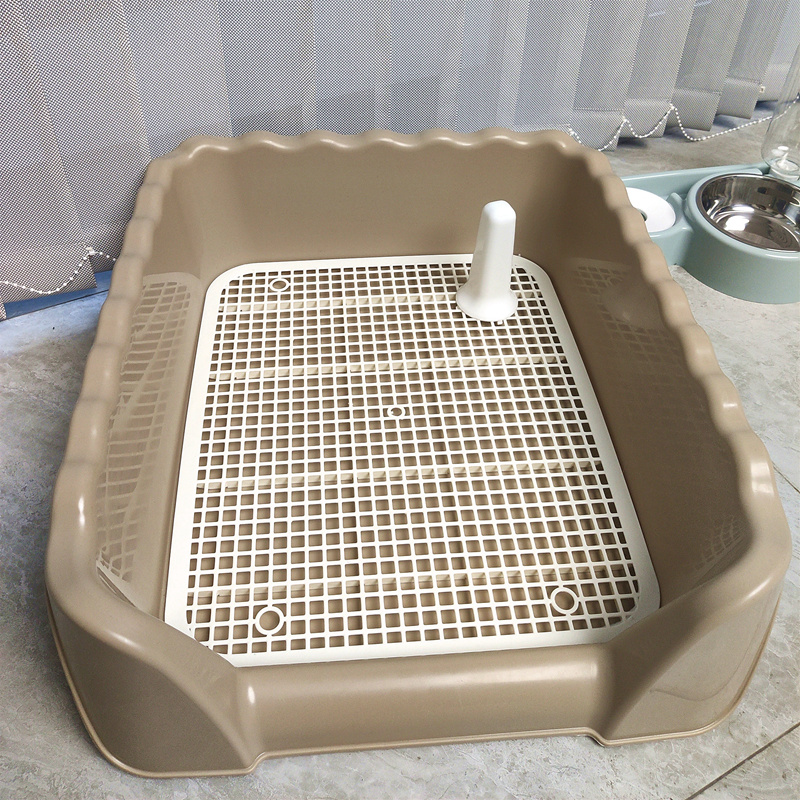 Dog Toilet Automatic Small Dog Pet Pooch Supplies Not Wet Foot Dog Sand Basin Dog Pee Basin Flush Bedpan Anti-Shit-Taobao