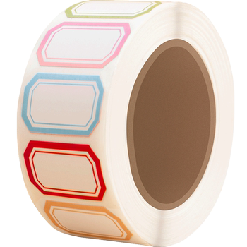 Mouth-picking paper self-adhesive label sealing sticker