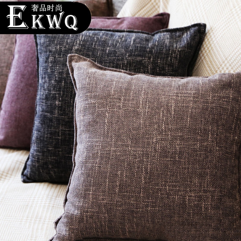 EKWQ Nordic Wind Latex Holding Pillow Back Cushion Core Set Chair Bedside Sofa Waist Car Seat Office Tatami