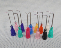 Long dispensing needle 90 degree screw bending needle dispensing machine syringe corner needle nozzle plastic seat needle 1 inch