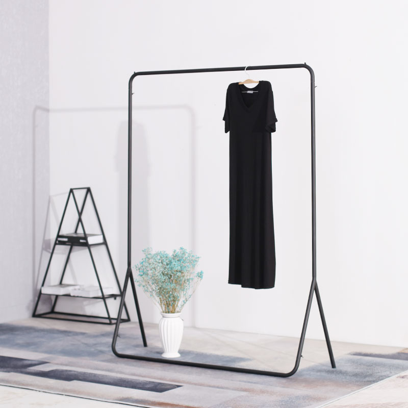 Iron Art Clothing Store Show Shelves Landing Style Combined Children Clothing Hanging Clothes Hanger Women's Clothing Shelf Side Pylon minimalist display shelf