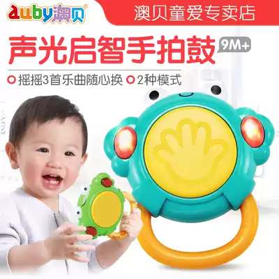 Aobei frog drum music hand clap drum 6-12 months baby baby child puzzle early education 1 year old Enlightenment toy 9