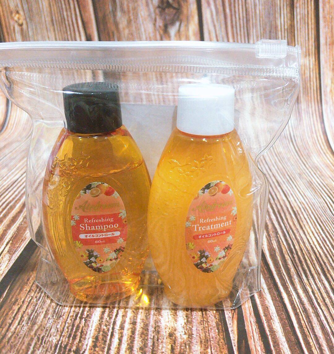Japan Qingyan Diocesan Wash Jacket 60ml * 2 SILICONE OIL TRAVEL MOUNT TRIAL BAG SHAMPOO Shampoo full 29