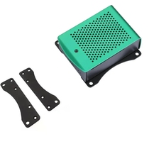 Raspberry Pi 3 4b heat dissipation aluminum alloy shell Raspberry Pi 3 4 Shell sub box fan accessories