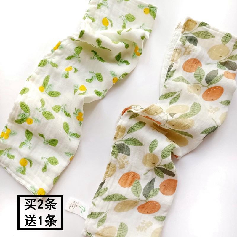 Baby Boy Pure Cotton All Cotton 4 6 Layers Gauze Bamboo Fiber Handkerchief Pap Baby Swash Newborn Fed Breast Milk