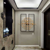 Living room wall decoration pendant Dining room entrance wall hanging creative home wrought iron wall background decoration jewelry