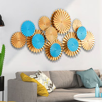 Wall decoration pendant living room sofa background wall hanging decoration wall decoration metal light luxury European wrought iron wall decoration