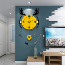 Simple modern deer head wall hanging creative living room dining room wall decoration pendant wall decoration wall decoration