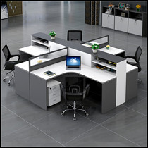 Beijing staff desk simple modern office furniture 4) 6 person screen desk office desk combination