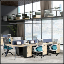 Diou staff desk combination of modern double four - person four - person staff multi - staff office furniture