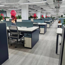 Staff desk and chair combination furniture simple modern 4 6 multi - person computer partition stand screen staff desk