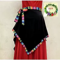 Цветной край черный {подарите гирлянду}