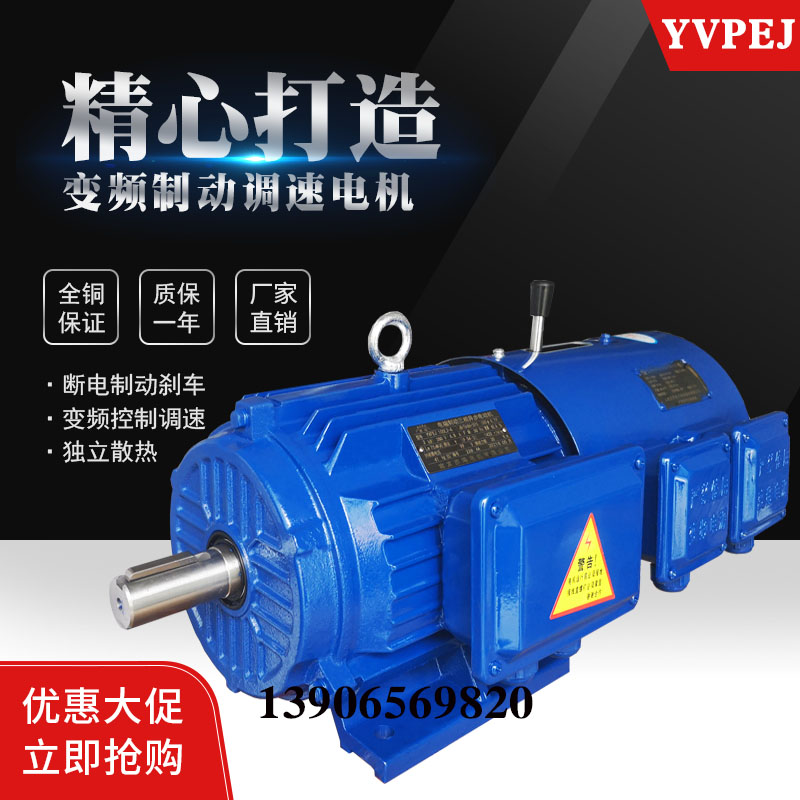 YVPEJ180M YVPEJ180M 200L 225S 250M frequency conversion brake throttle motor 18 5 22 22 30 37 45kw-Taobao