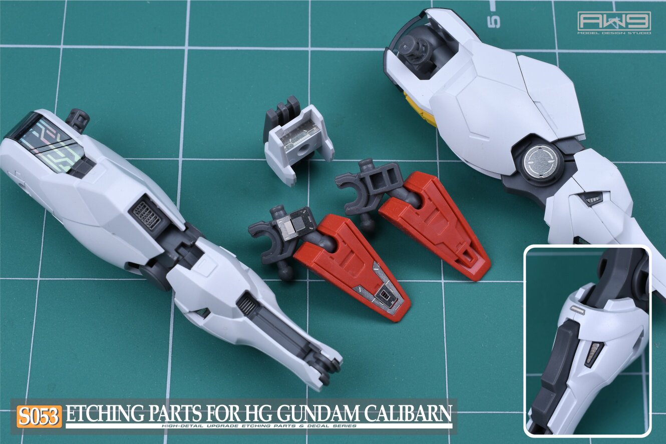 S53 1/144 Hg Mercury's Witch Gundam Calibarn Gundam Detail Etching ...