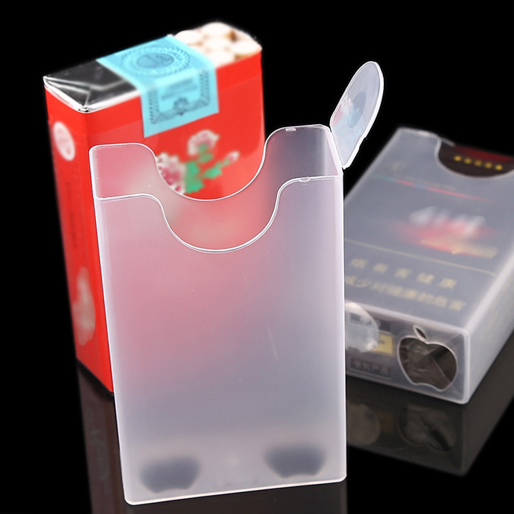 Smoking Box 20 clothes light and thin male and female personality Tobacco box Creative set of soft shell Cigarettes Transparent Plastic Cigarette Case