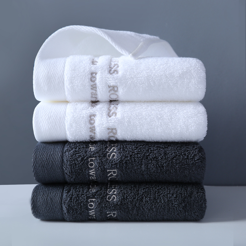 Towel Made of Pure Cotton, High-Quality for Face Washing, Home Use, Absorbent, Thickened, All-Cotton, Suitable for Men and Women, Couples, Hair Drying, Bathing, Adults, Not Prone to Shedding