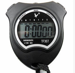 Stopwatch Tianfu TF307 second form row 2-channel stopwatch electronic stopwatch running timer large screen digital