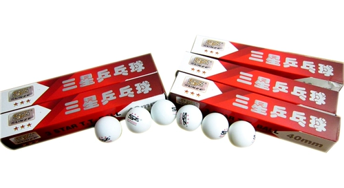 1 коробка бесплатной доставки настольный теннис SZ/Sunze Table Tennis Samsung 40+ с новыми материалами швейного мяча 3 солдаты планеты