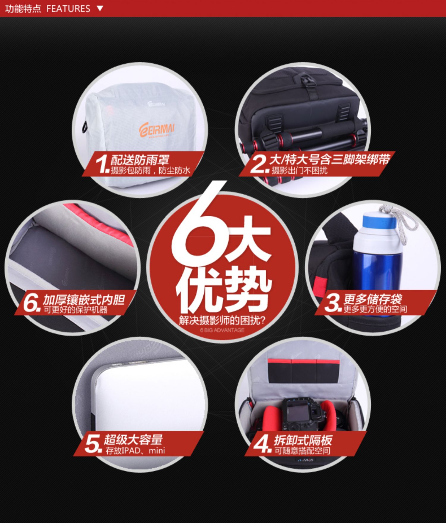 Túi đựng máy ảnh đeo vai của Rui Ma SLR Túi đựng máy ảnh Canon EOS R RP 5D4 6D2 70D 7D 5D3 Nikon D800 D750 D810 D850 D5500 - Phụ kiện máy ảnh kỹ thuật số túi máy ảnh herringbone