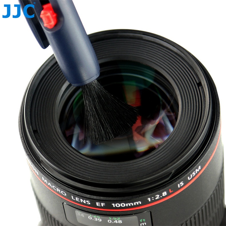 Bút ống kính JJC Canon Nikon Sony Fuji micro DSLR bảo trì máy ảnh làm sạch bột than hoạt tính Đầu carbon với túi lưu trữ với ống kính bằng vải công cụ loại bỏ bụi kỹ thuật số - Phụ kiện máy ảnh DSLR / đơn ốp lưng ipad mini 4