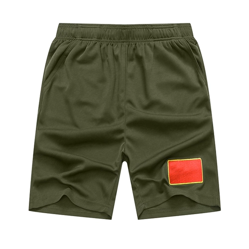 Камуфляжные мужские быстросохнущие штаны для тренировок, спортивные шорты, с вышивкой