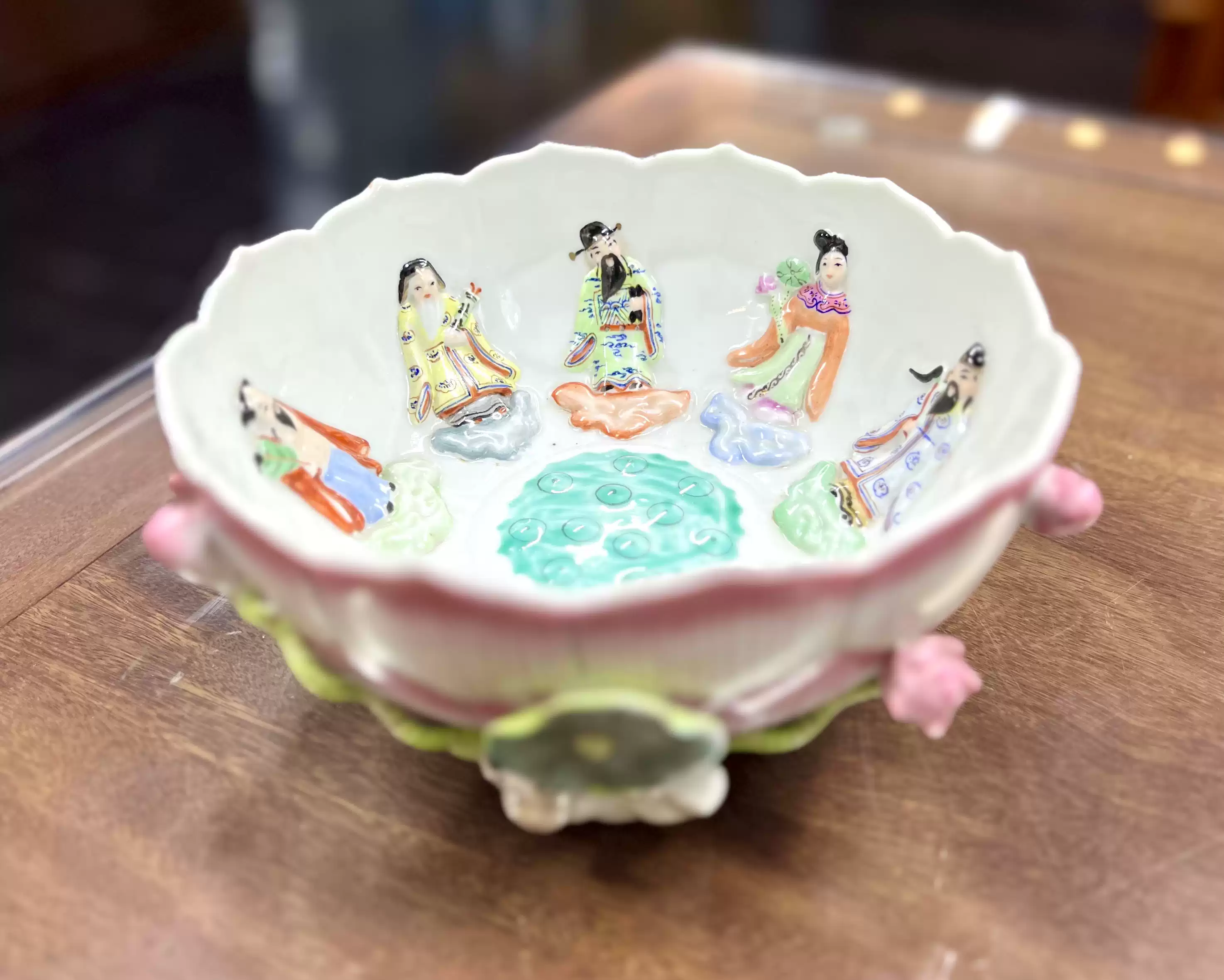 民国精品粉彩瓷塑特大福禄寿三星摆件古董古玩古瓷器收藏品包老-淘宝