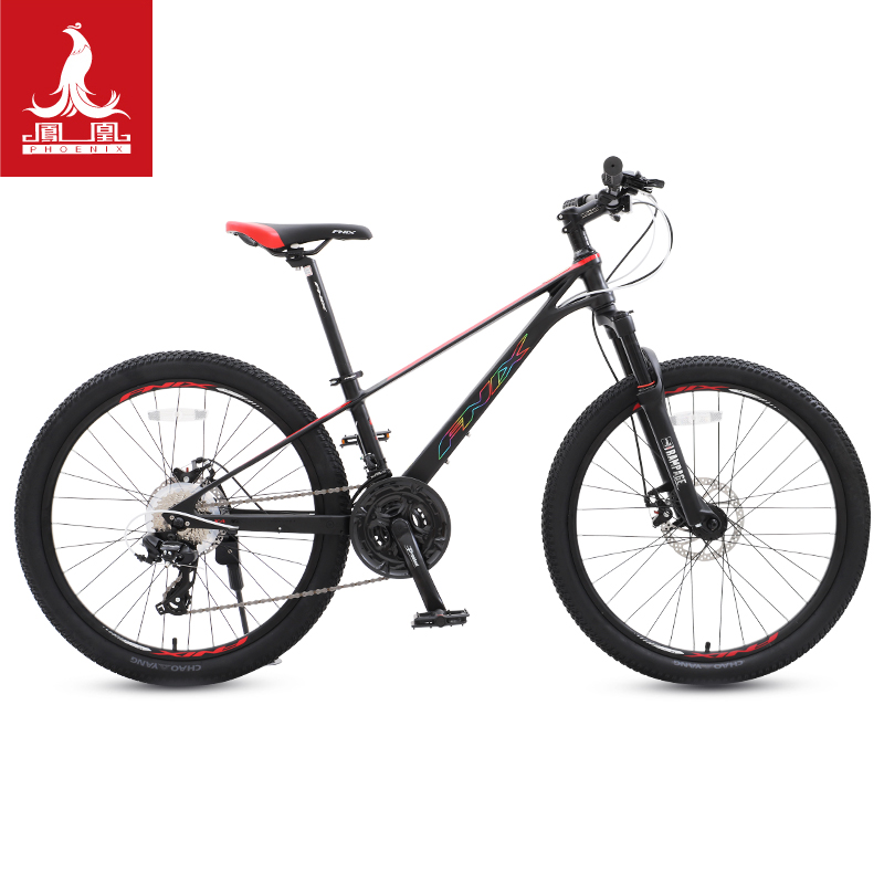 Phoenix bicycle 24-inch 24-speed men's and women's mountaineering bike magnesium alloy light travel adult city student bicycle