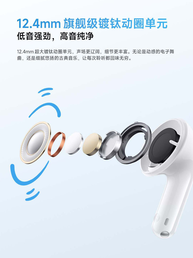 Xiaomi Redmi Buds6 Youth Edition In-Ear Wireless Bluetooth Long-Lasting Battery Life Deep Noise Reduction Dedicated Sound Quality