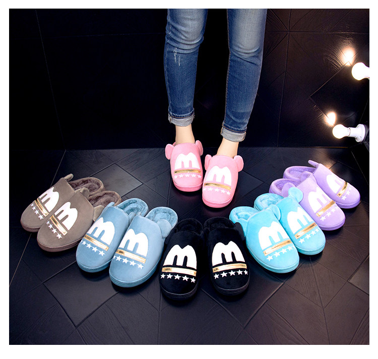 Pantoufles enfants en suède pour hiver - Ref 986593 Image 25