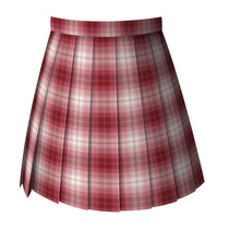 (Shenbei JK) original Holy Land rose jk uniform dress watermelon red dress high waist pleated skirt half skirt