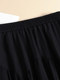 Skirt for women summer 2025 new pear-shaped figure large swing skirt mid-length unlined high-waisted casual a-line skirt