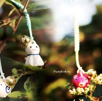 Zhaofeng for the use of Seto burn summer and wind material Poetry sunny Doll Mosquito Incense Small Pig Red Goldfish Hanging Jewelry mobile phone chain