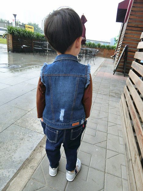 Gilet enfant MR.WANG en toile - Ref 2069915 Image 20