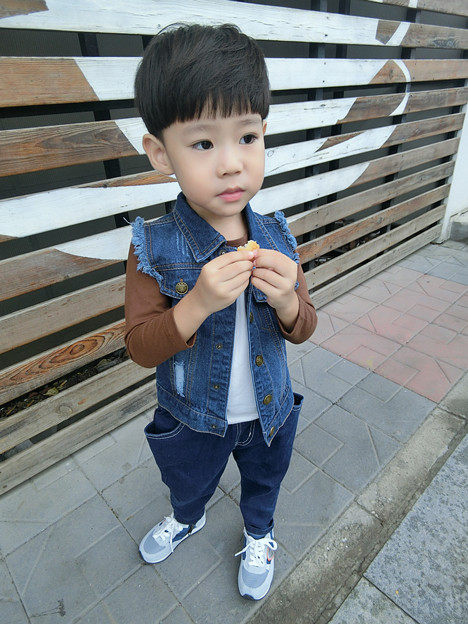 Gilet enfant MR.WANG en toile - Ref 2069915 Image 13