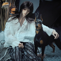 Spot JXK 1 3 Doberman X32102 animal model pets can be matched with 12-inch soldiers