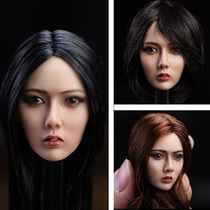 YMTOYS 1:6 Asian Beauty Head Carving Show Suitable for PHICEN Glubed Female Body Doll