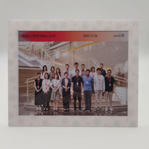 High-end three-dimensional grain acrylic State corporate photo frame customized pendulum table companion courtesy factory Huawei