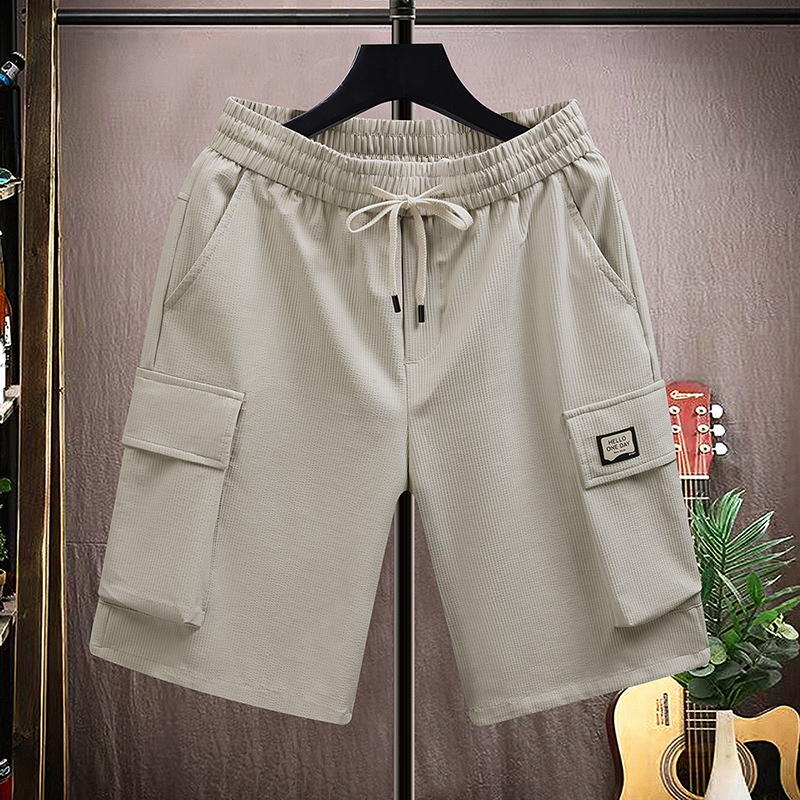 Workwear High-Elastic Summer Thin Shorts for Men, Loose-Fitting Five-Point Pants, Casual Versatile Multi-Pocket Functional Shorts Workwear High-Elastic Summer Thin Shorts for Men, Loose-Fitting Five-Point Pants, Casual Versatile Multi-Pocket Functional Shorts