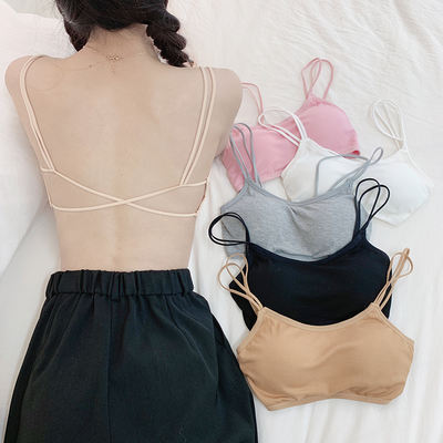 Southern Hemisphere top palm massage cup one-piece small halter vest, beautiful back and chest wrap