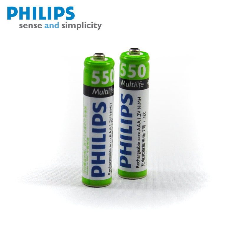 Philips original Ni-MH rechargeable battery AAA No 7 No 7 rechargeable battery (2 price)
