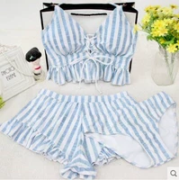 Купальник, комплект, 3 предмета