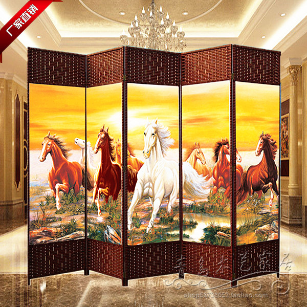 Bán tốt nhất vách ngăn gỗ rắn Trung Quốc và Hàn Quốc màn hình nhà hàng khách sạn phòng khách phòng ngủ văn phòng phân vùng hiên màn hình gấp - Màn hình / Cửa sổ vách cầu thang gỗ