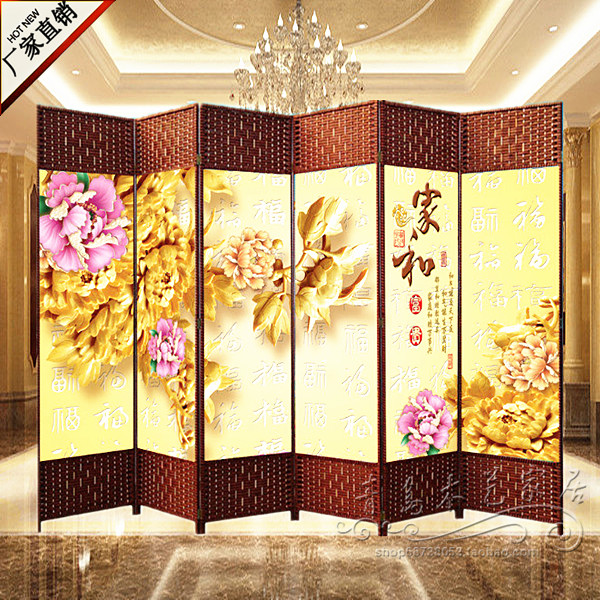 Bán tốt nhất vách ngăn gỗ rắn Trung Quốc và Hàn Quốc màn hình nhà hàng khách sạn phòng khách phòng ngủ văn phòng phân vùng hiên màn hình gấp - Màn hình / Cửa sổ vách cầu thang gỗ