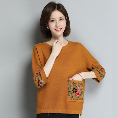 【时尚百搭】洋气灯笼袖针织衫打底衫