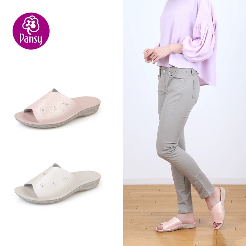 Pansy Japanese Women's Home Slippers, Simple Indoor Soft-Soled Non-Slip Silent Wooden Floor Villa Women's Slippers 9220 Pansy Japanese Women's Home Slippers, Simple Indoor Soft-Soled Non-Slip Silent Wooden Floor Villa Women's Slippers 9220
